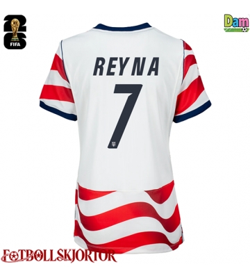 Förenta stater Giovanni Reyna #7 Hemmatröja Dam VM 2026 Kortärmad
